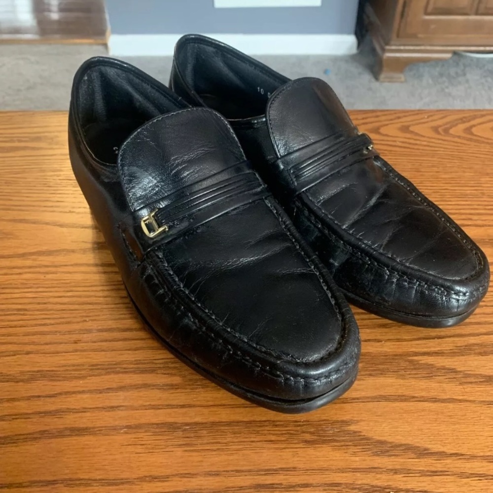 Florsheim comfortech loafers black size 10